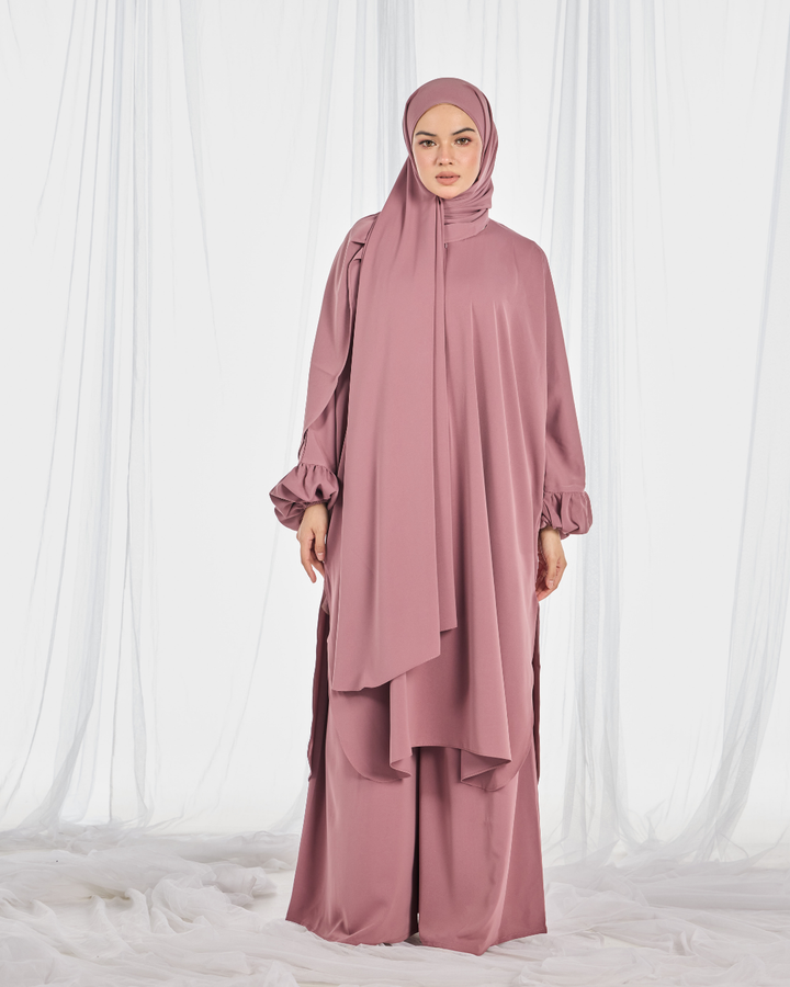 PO III : Hajar Pantsuit in Dusty Rose