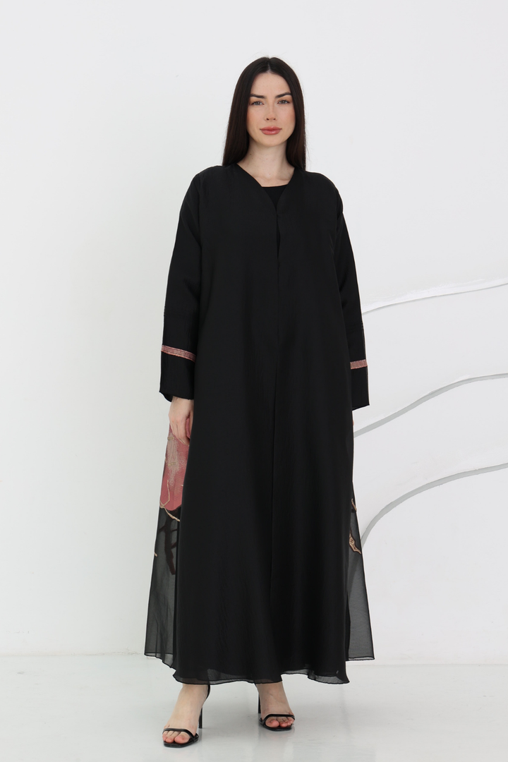 Preorder: Fleur Abaya in Rose Pink