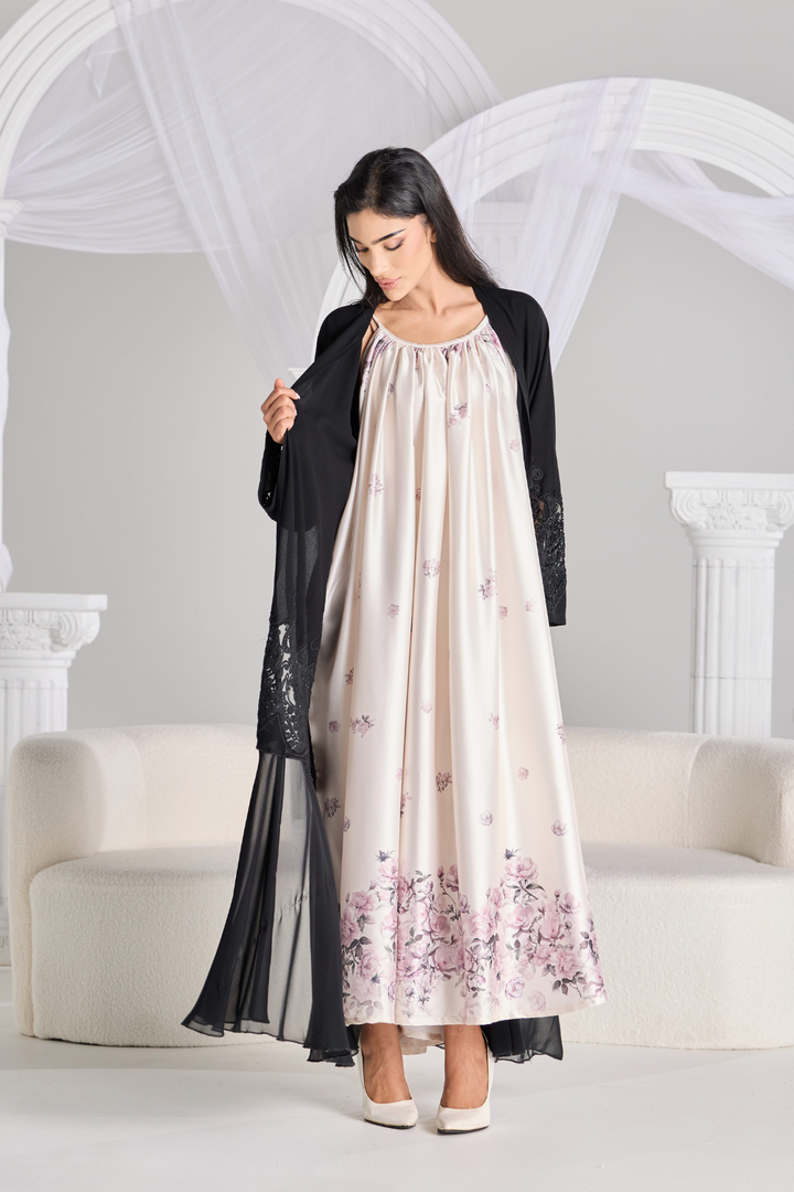 Layali Silk Slip in Aurora Pink