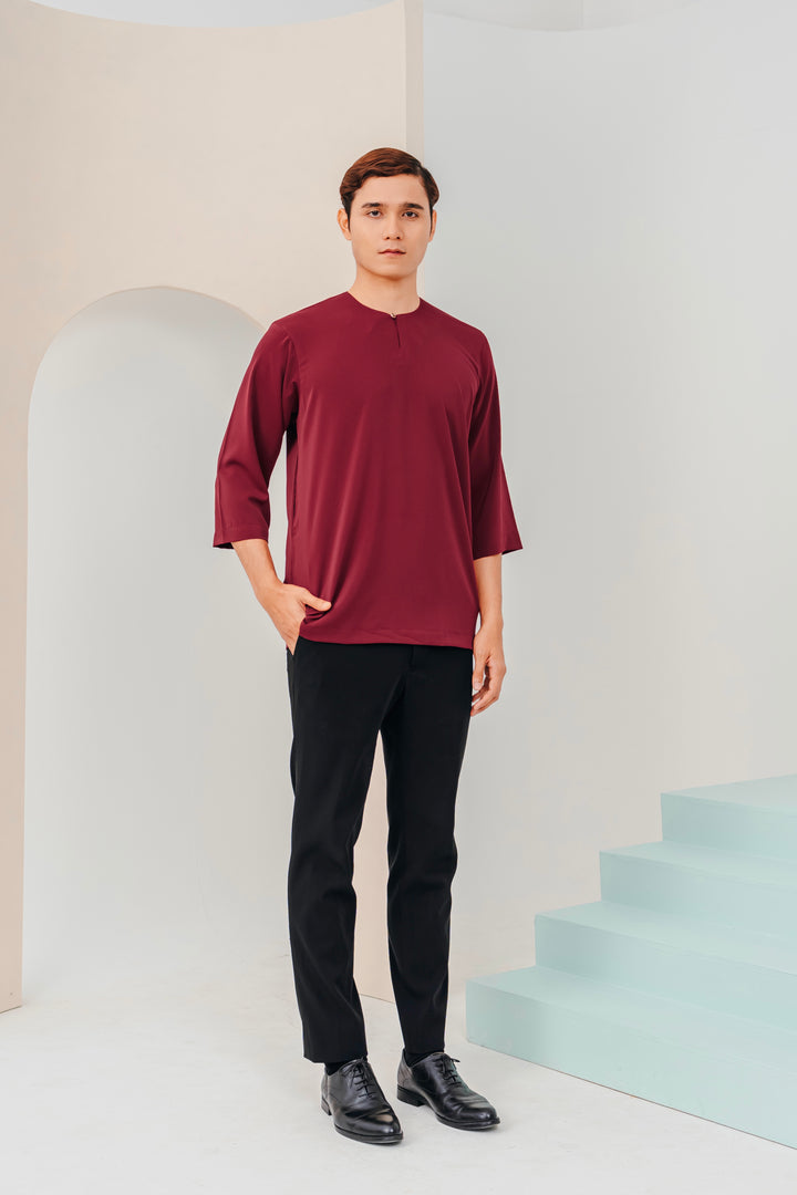 ARNA: Kurta 01 in Maroon