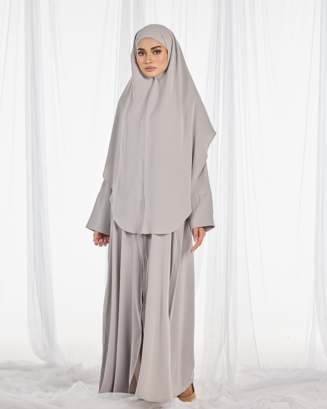 PO II : Safa Khimar Umrah Set in Silver