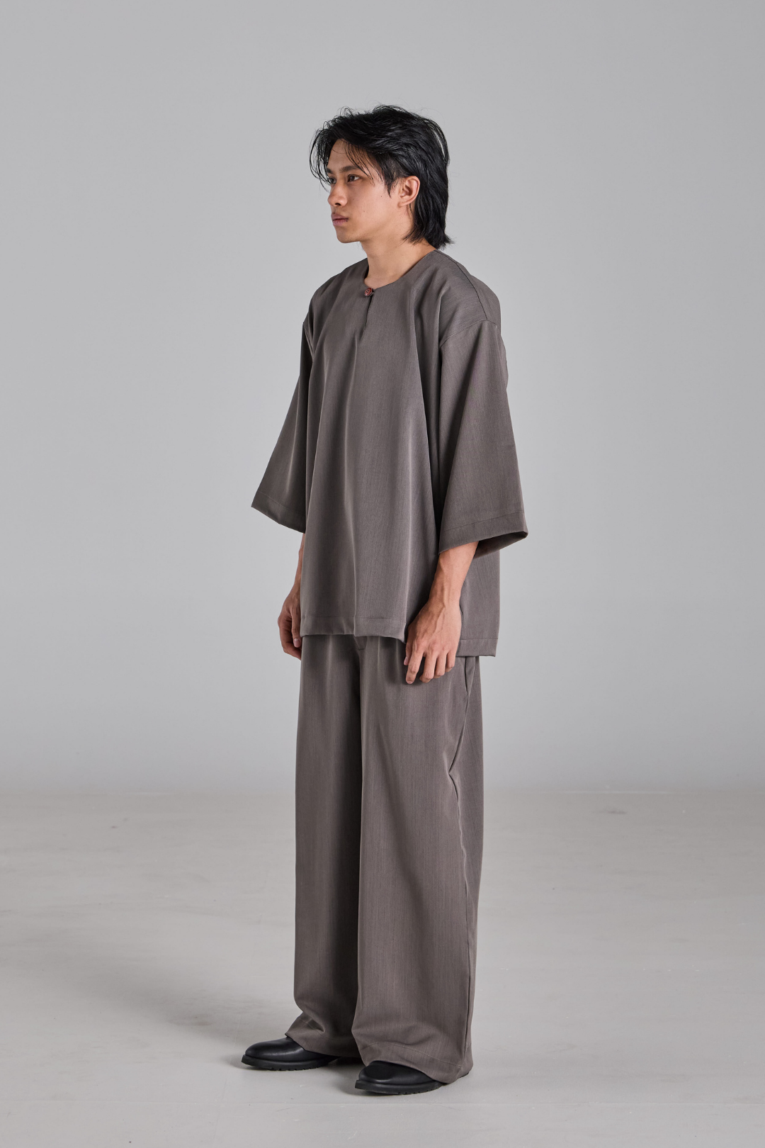 Bentara Baju Melayu Grey
