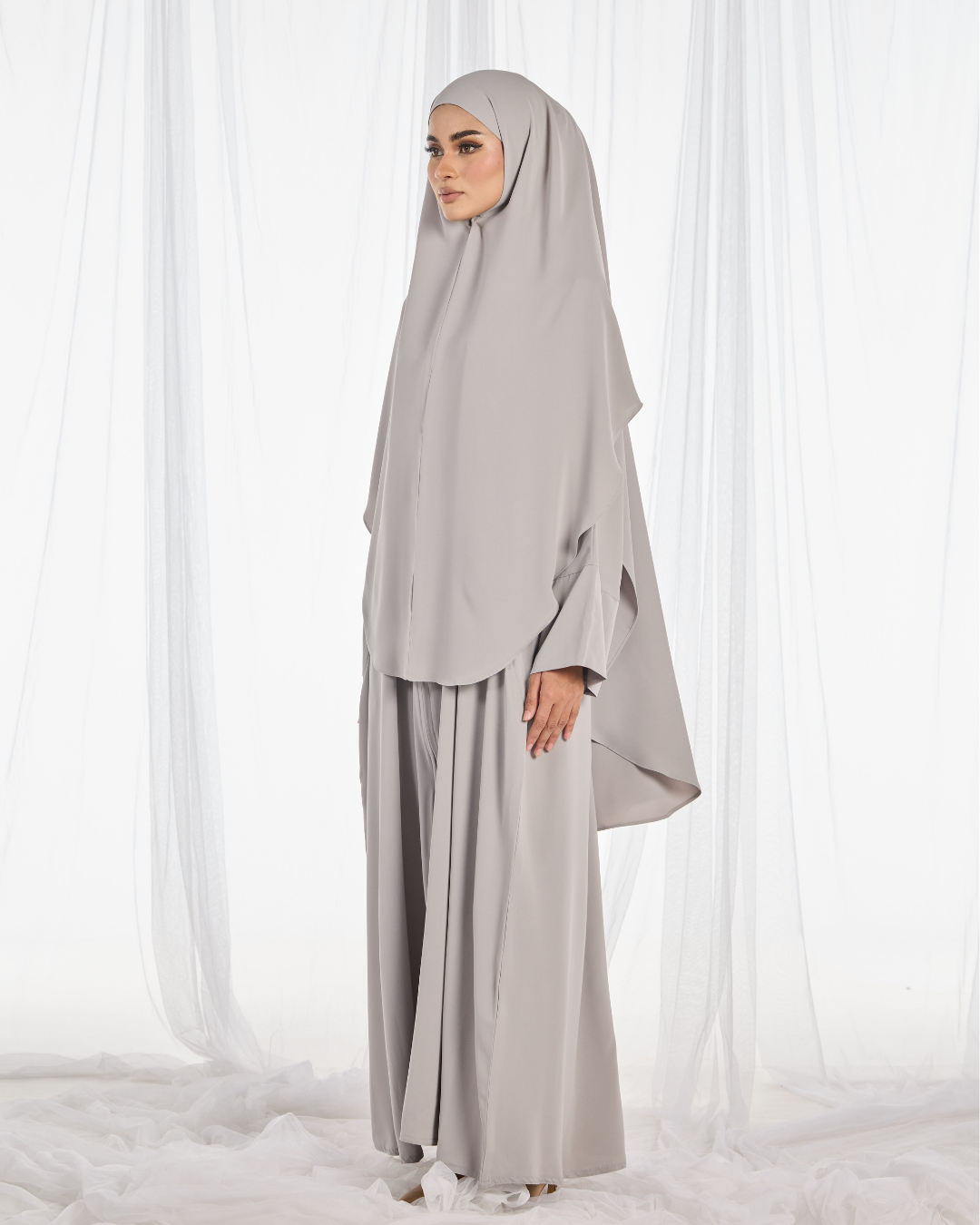 PO II : Safa Khimar Umrah Set in Silver