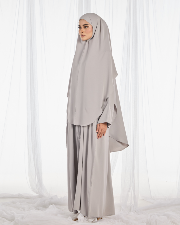 PO II : Safa Khimar Umrah Set in Silver