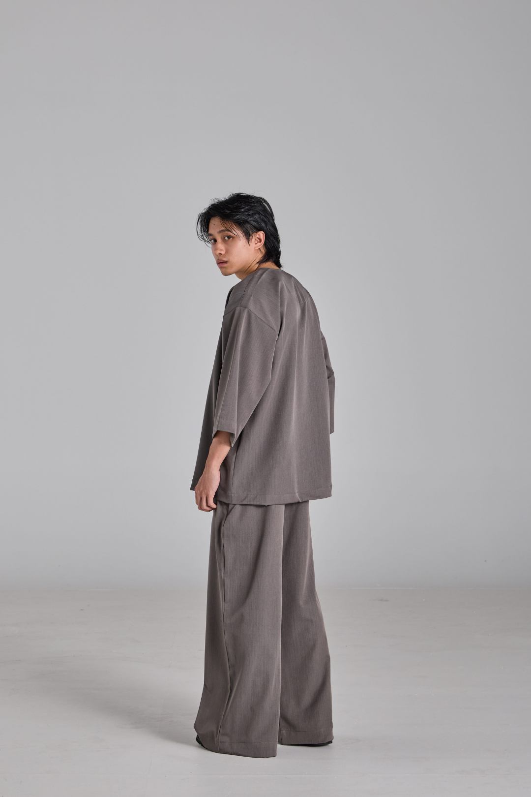 Bentara Baju Melayu Grey