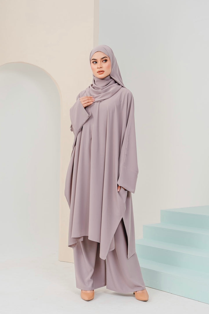 Hajar Pantsuit in Taupe