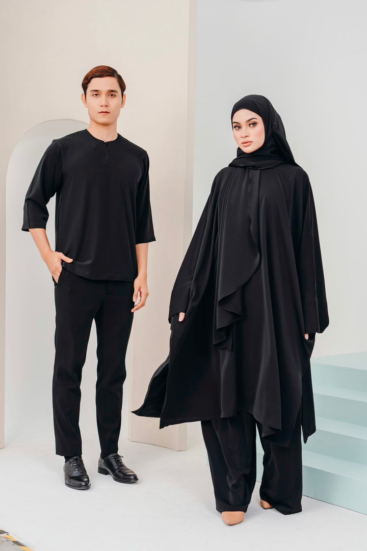 ARNA: Kurta 01 in Black