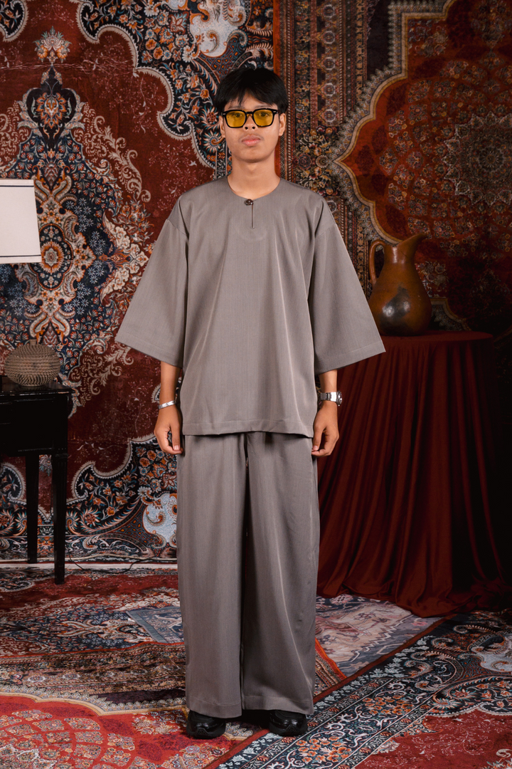 Bentara Baju Melayu Grey