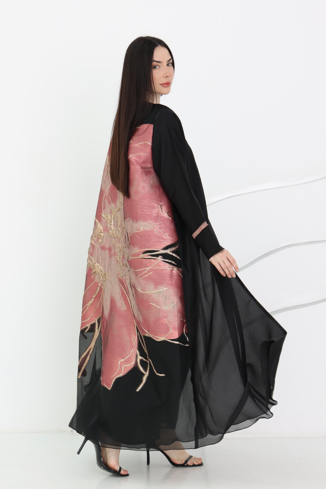 Preorder: Fleur Abaya in Rose Pink