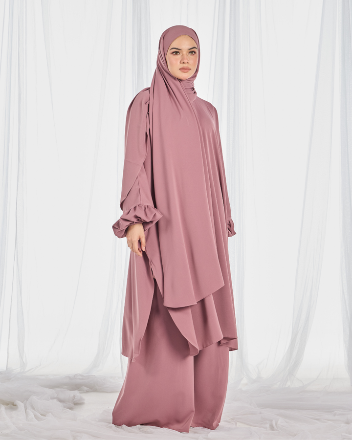 PO III : Hajar Pantsuit in Dusty Rose