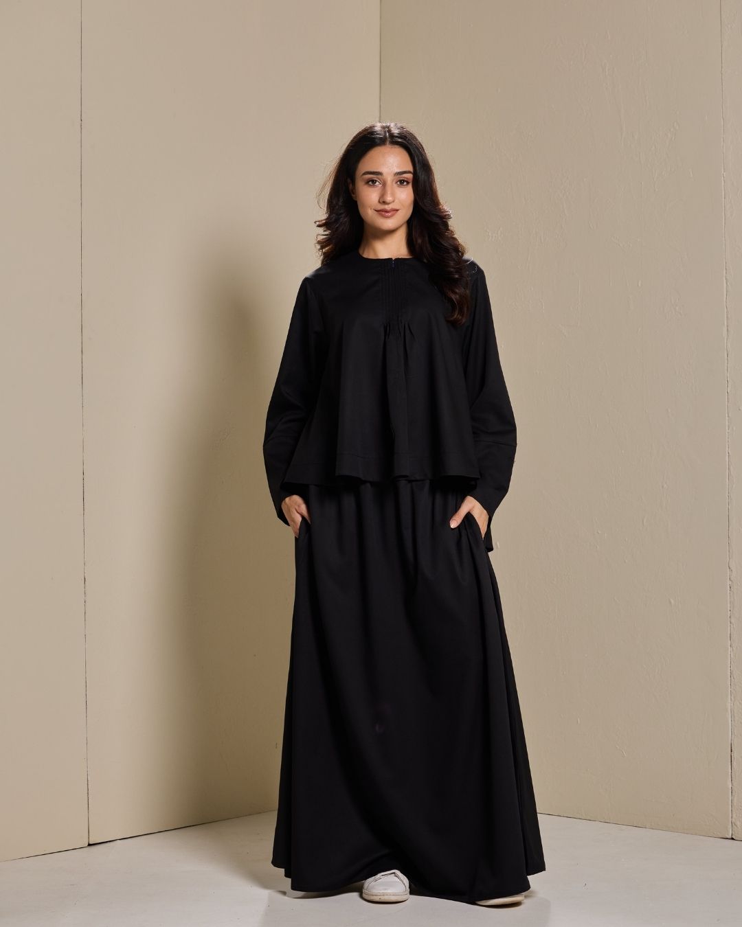 Maya Skirt Set in Black