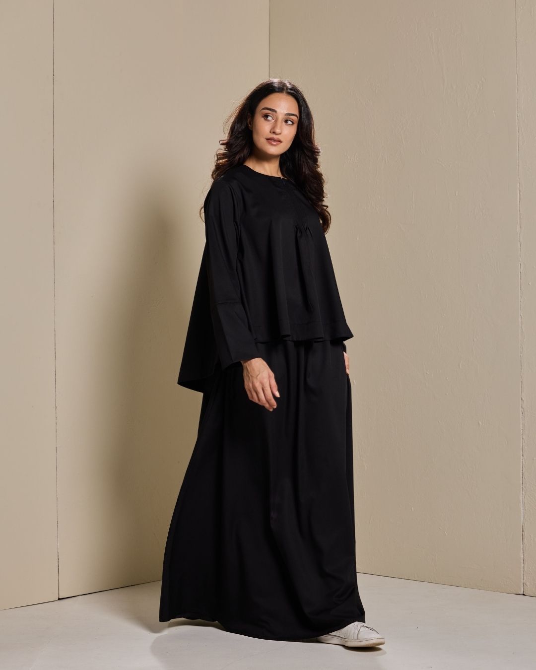 Maya Skirt Set in Black