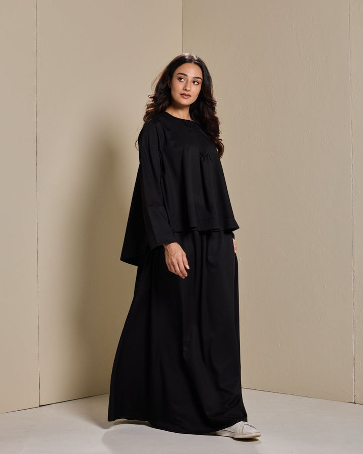 Maya Skirt Set in Black