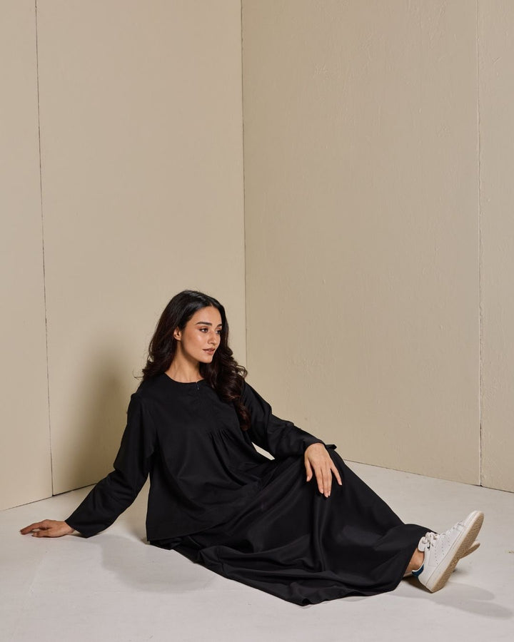 Maya Skirt Set in Black