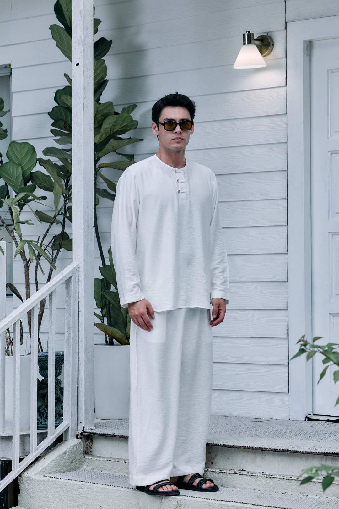 Terra Linen Top in White