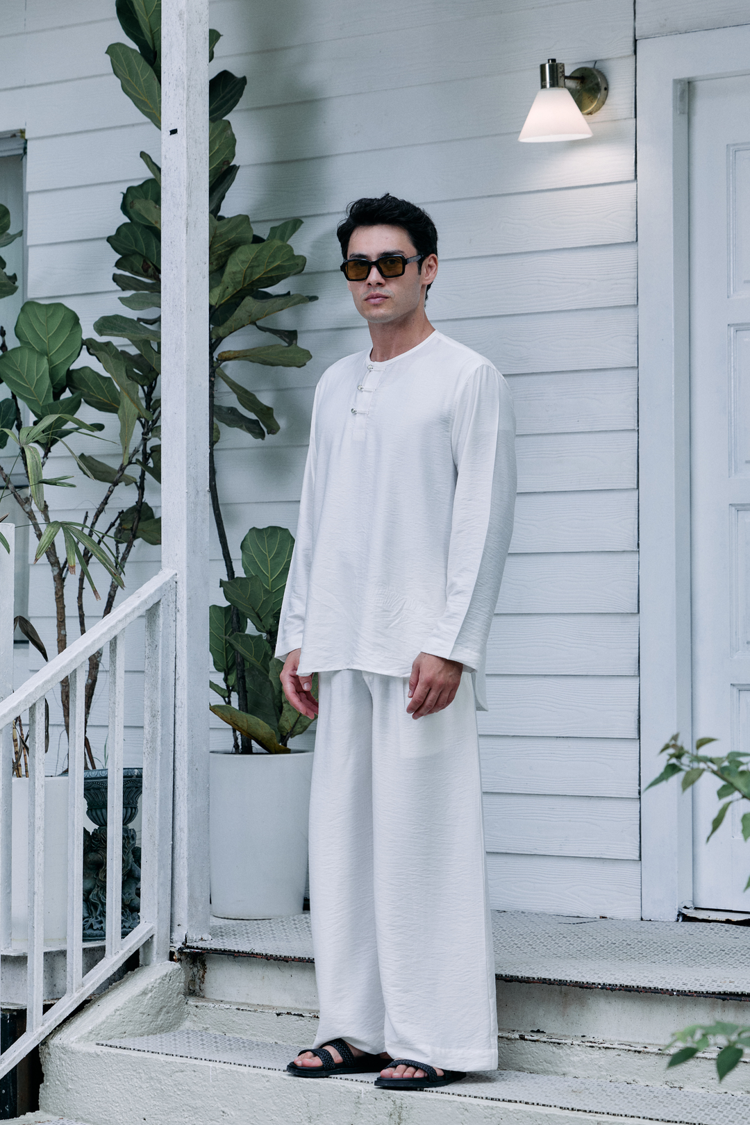 Terra Linen Top in White