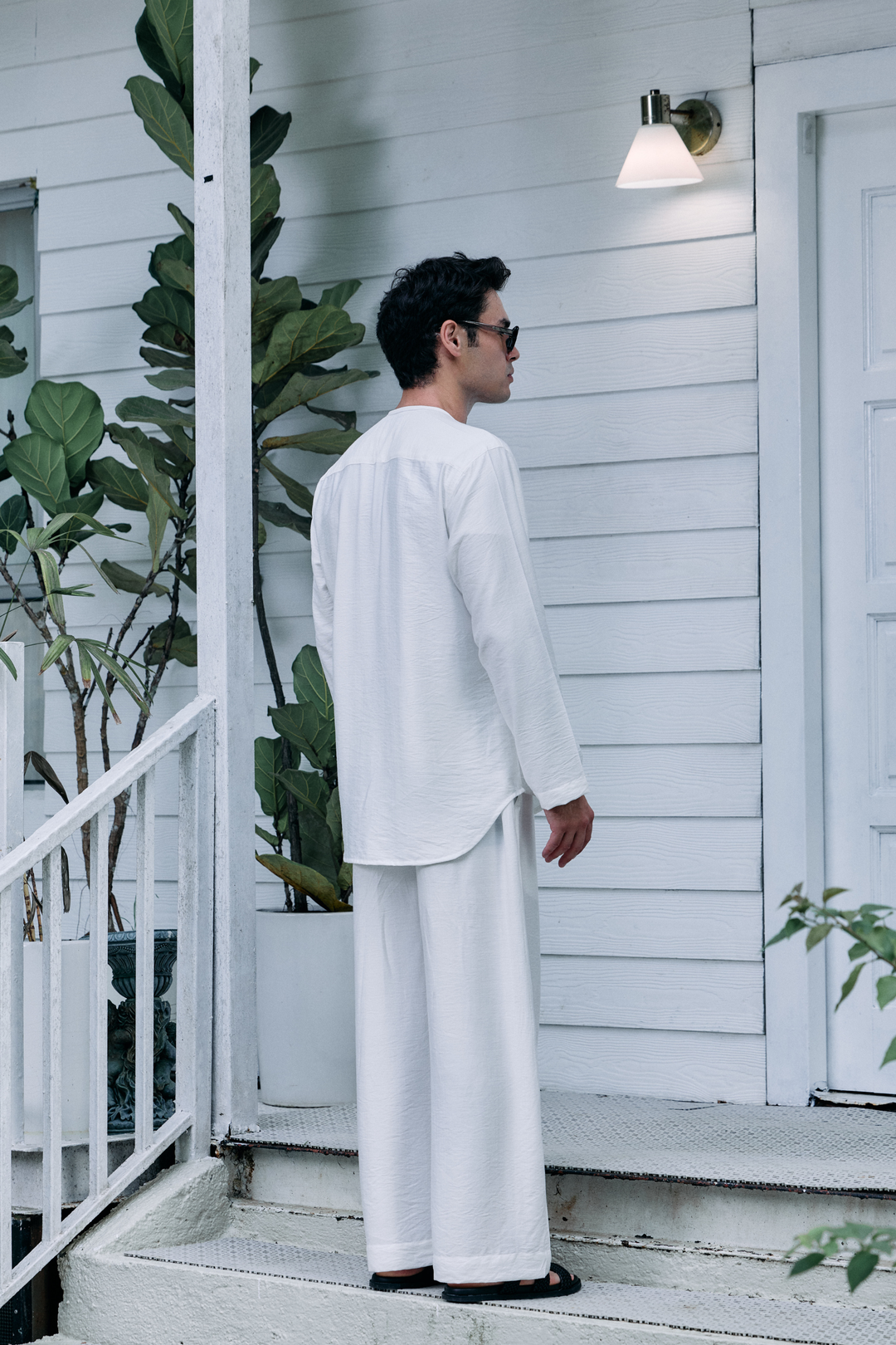 Terra Linen Top in White