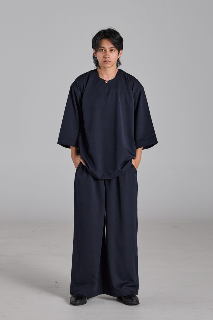Bentara Baju Melayu in Navy Blue