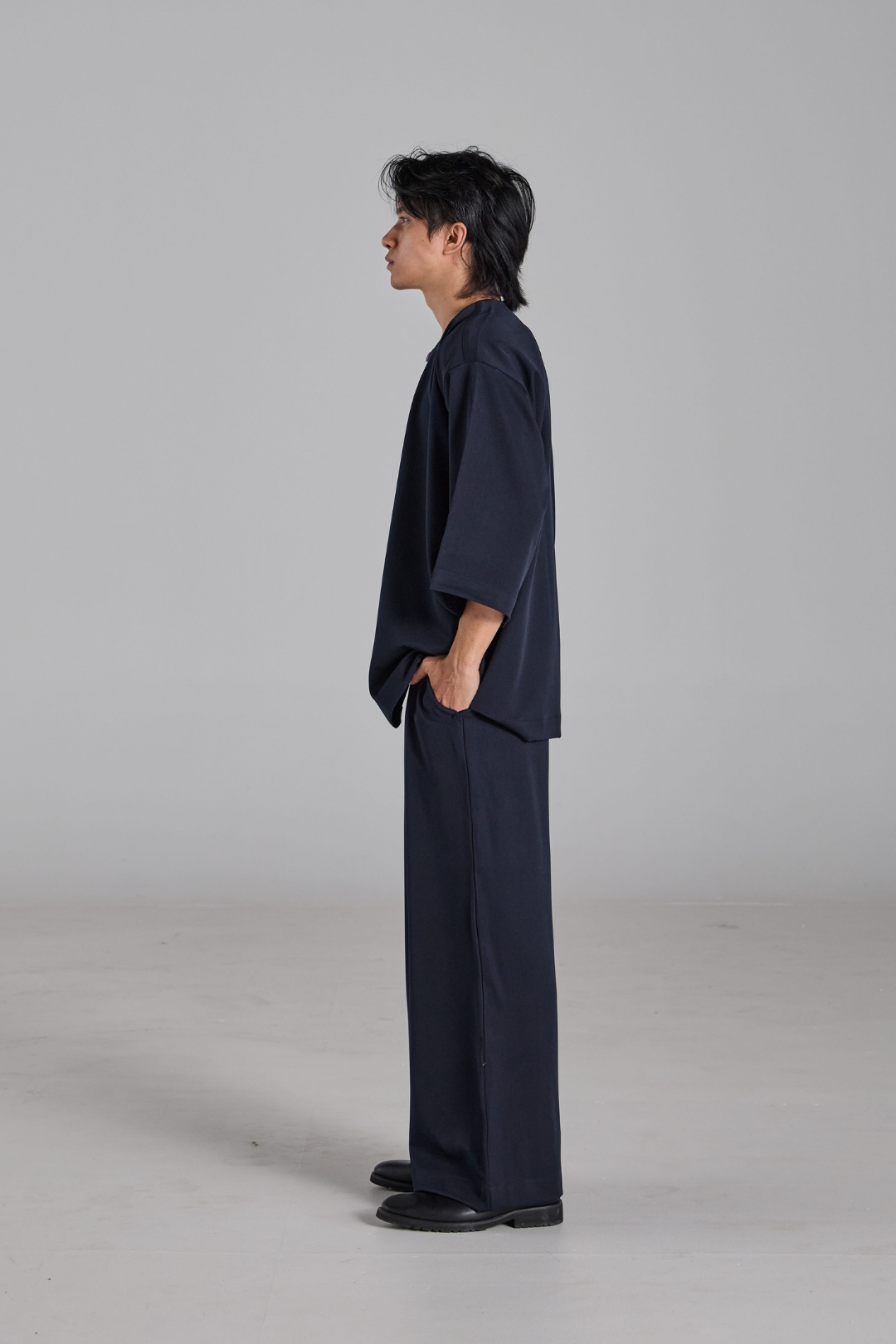 Bentara Baju Melayu in Navy Blue