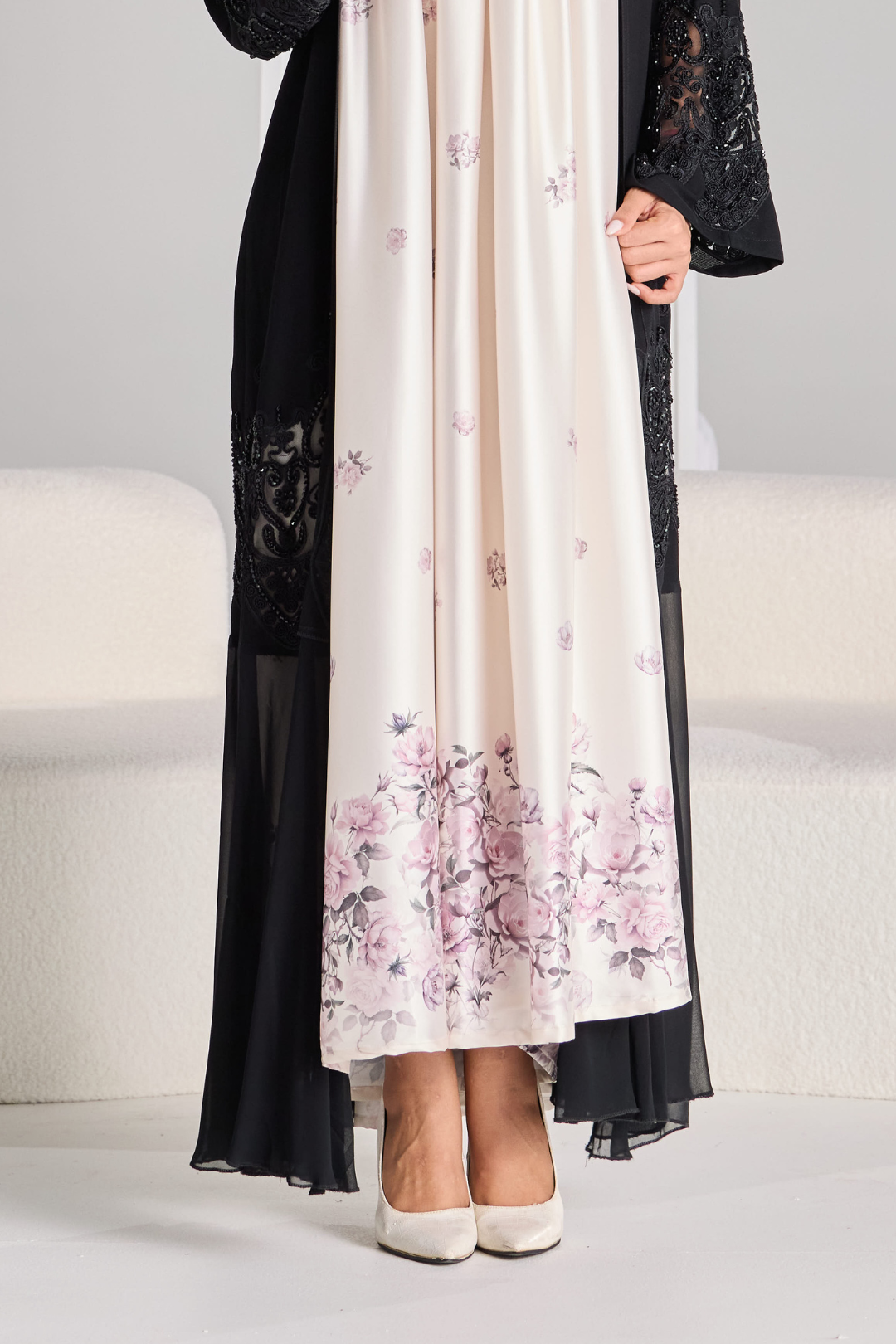Layali Silk Slip in Aurora Pink