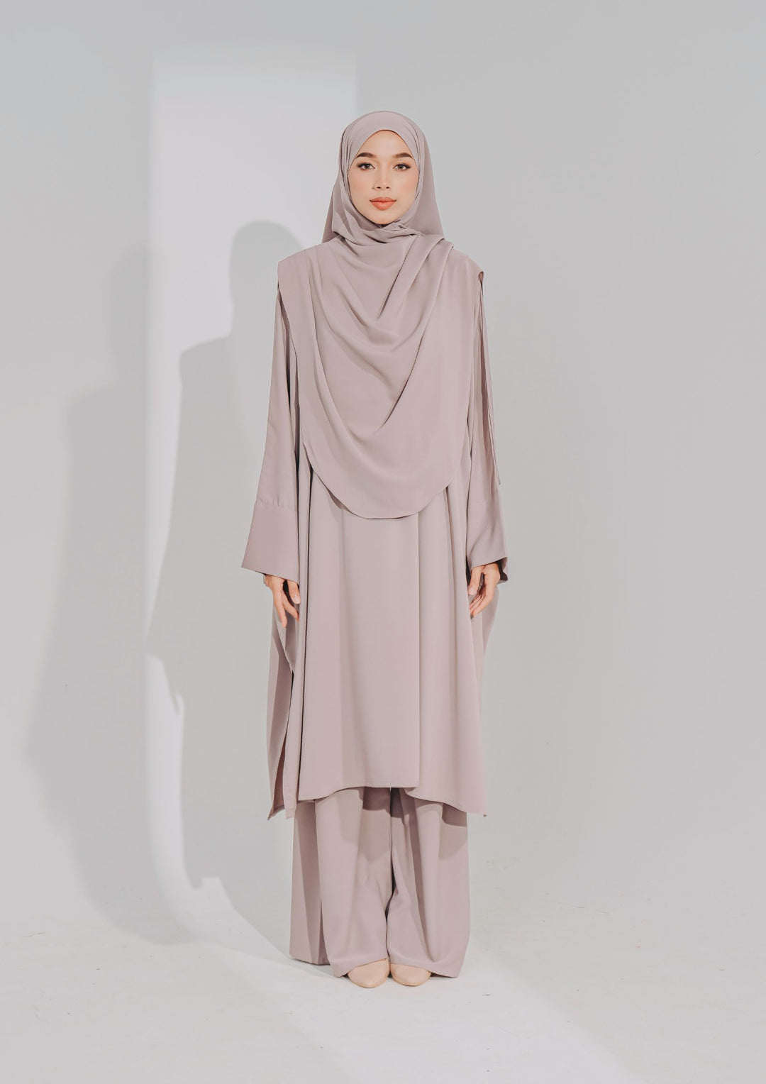 Hajar Pantsuit in Taupe