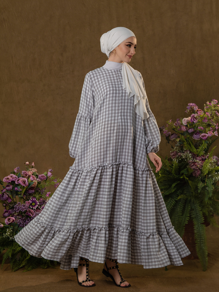 Alora Gingham Dress