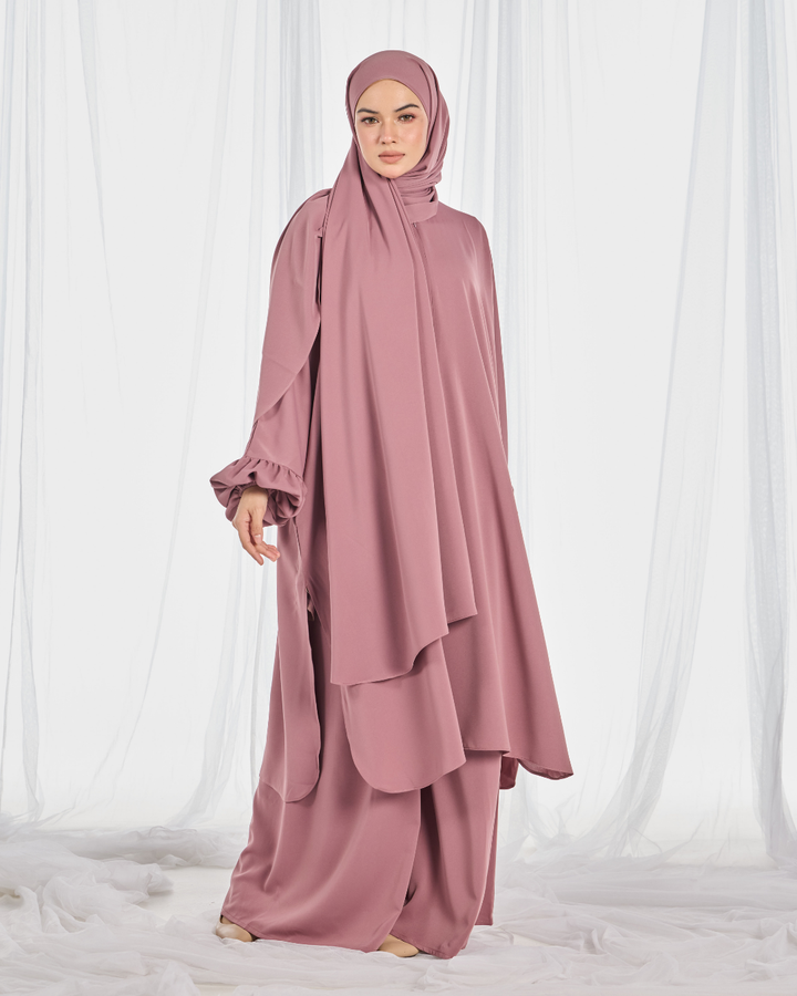 PO III : Hajar Pantsuit in Dusty Rose