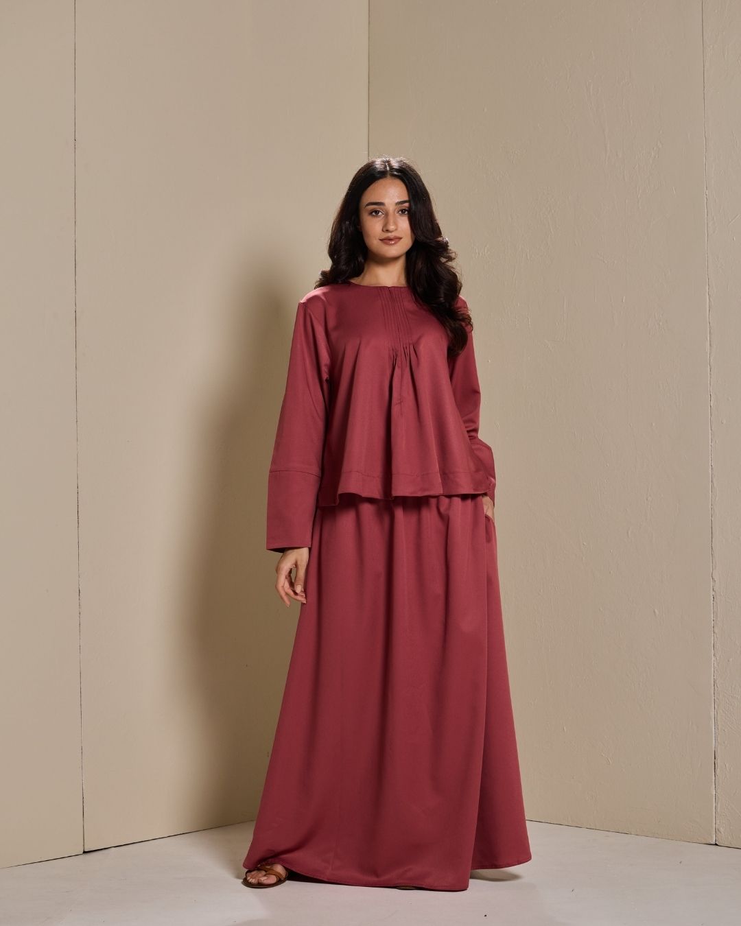 Maya Skirt Set in Dusty Rose