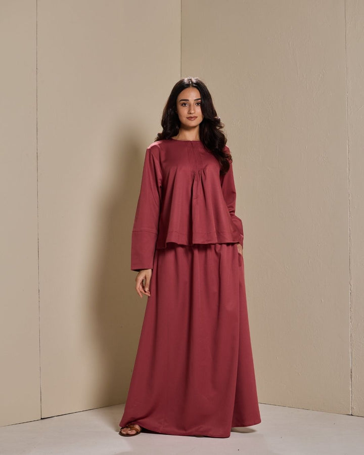Maya Skirt Set in Dusty Rose