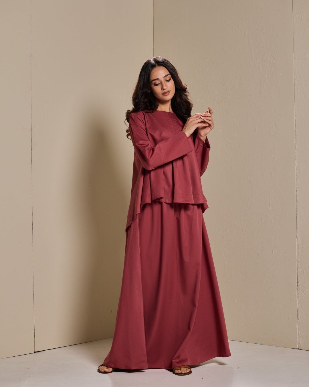 Maya Skirt Set in Dusty Rose