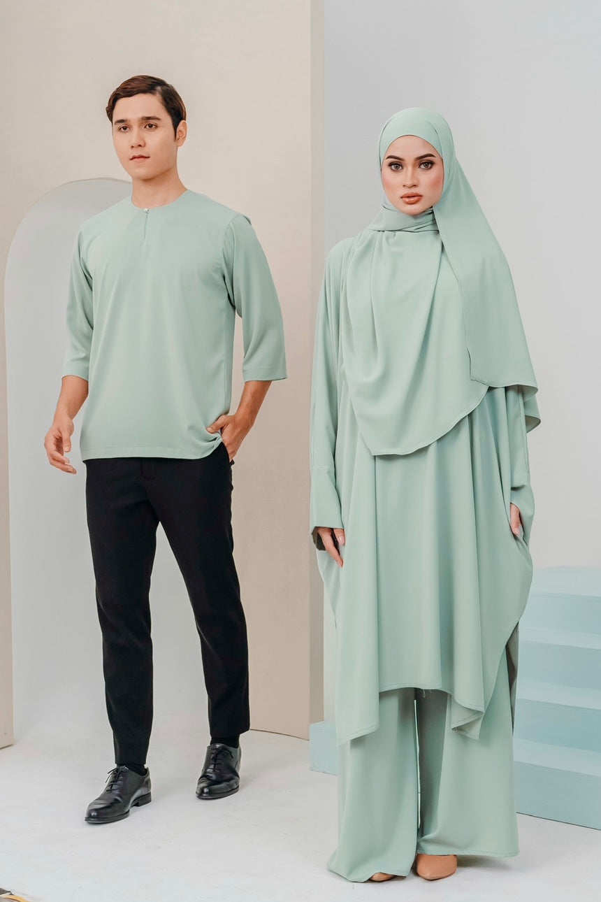 ARNA: Kurta 01 in Mint