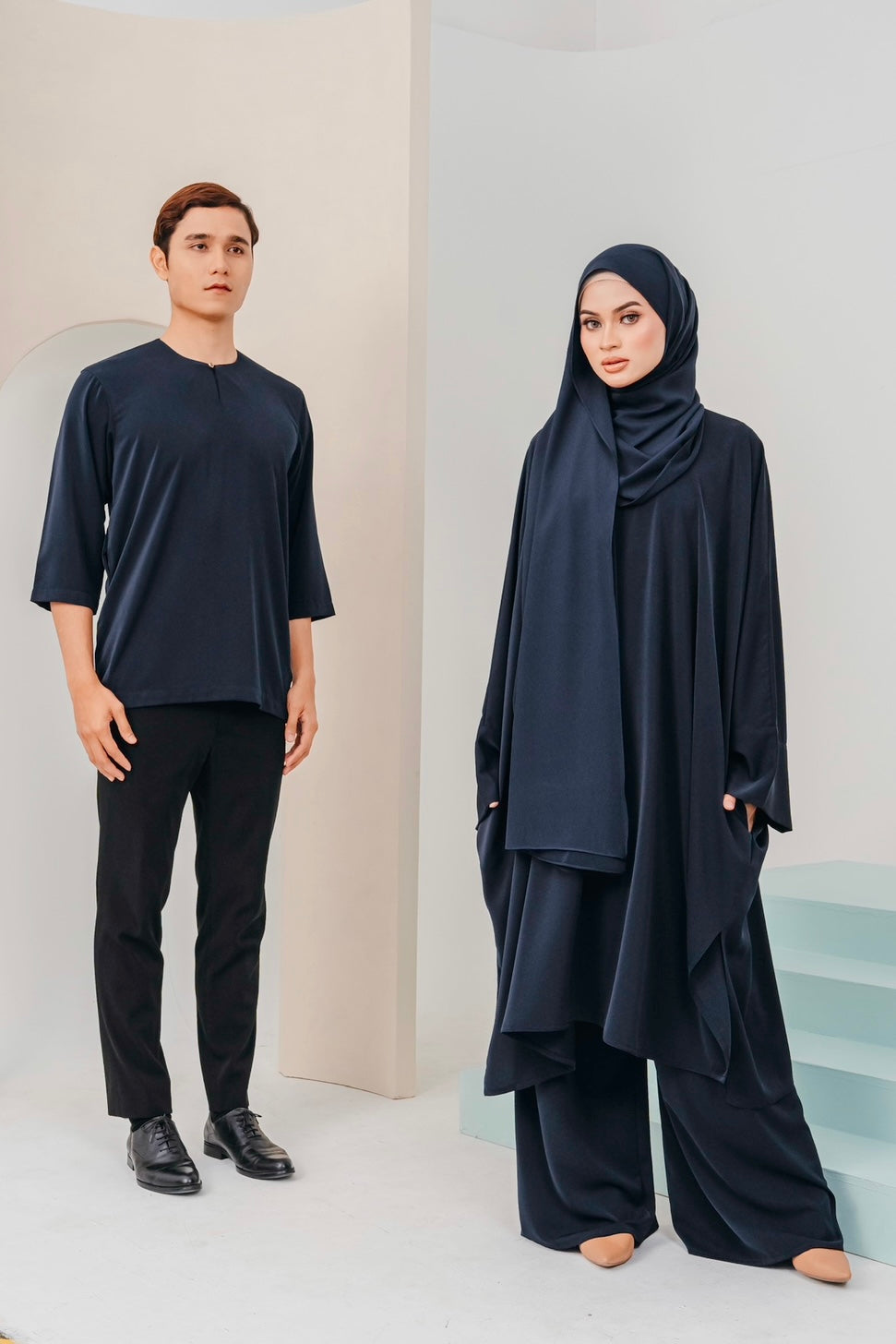 ARNA: Kurta 01 in Navy