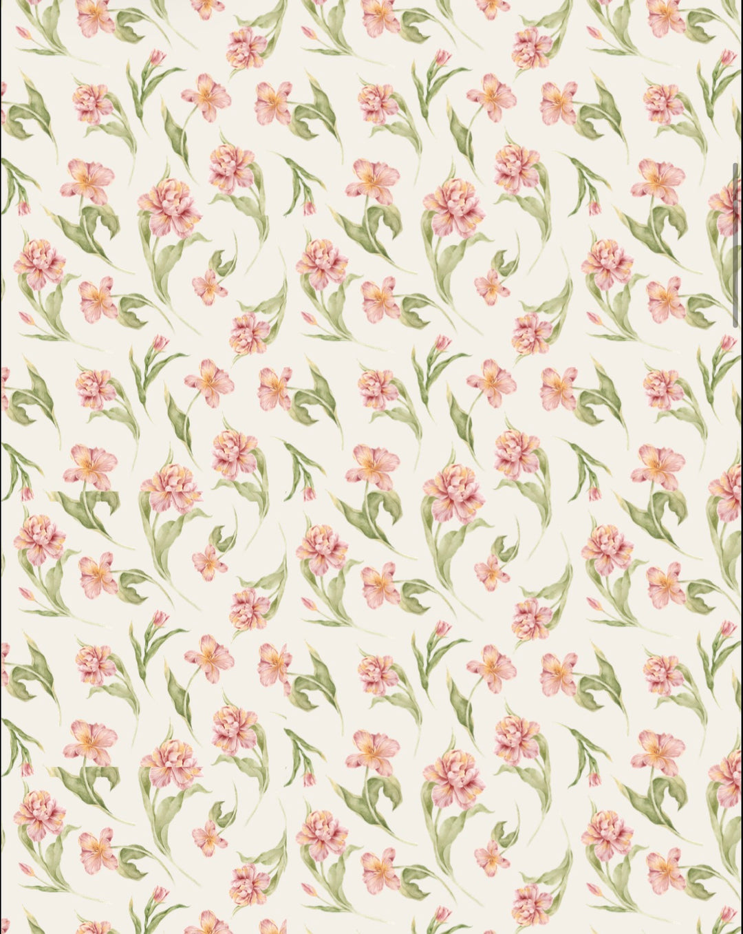 Printed Leya Curved Tie Back Korean Chiffon Shawl