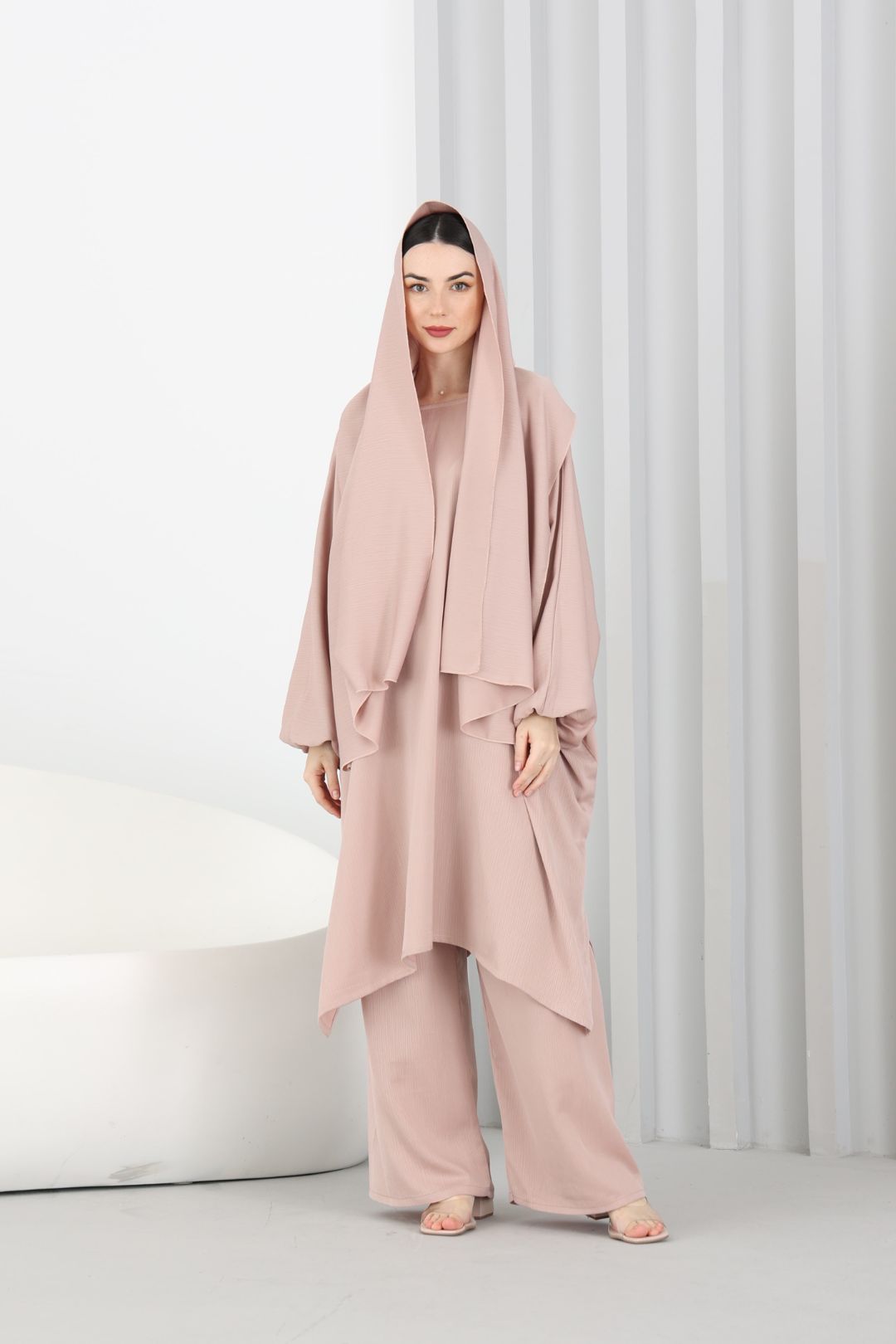 Azza Umrah Pants Set in Parfait