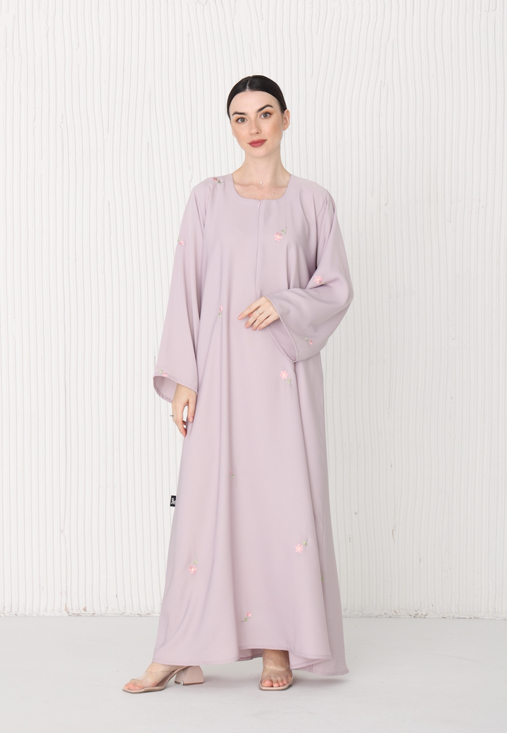 Baheera Abaya in Lilac