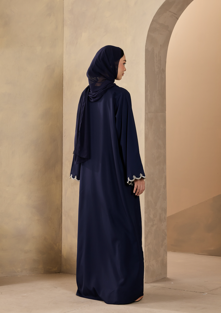 Erza Abaya in Navy Blue