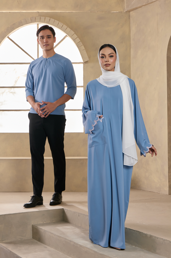 Erza Abaya in Baby Blue