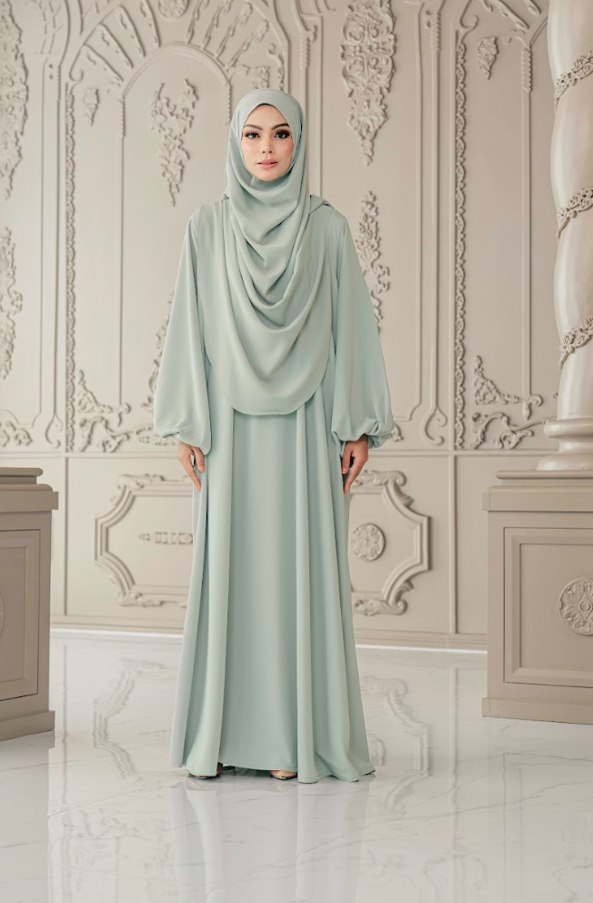 Warda Khimar Umrah Set in Mint