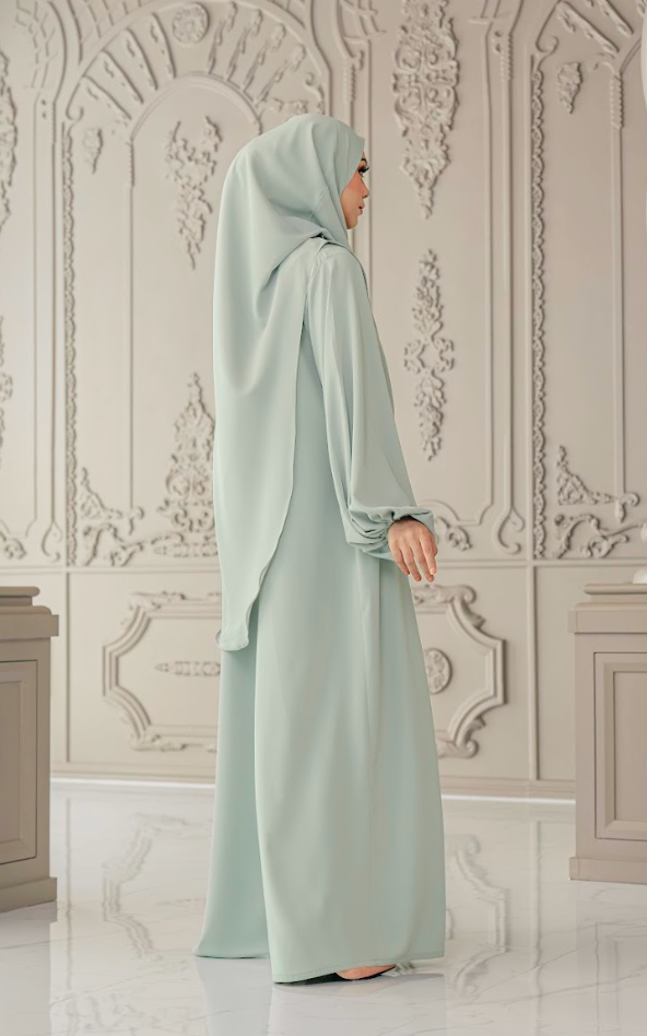 Warda Khimar Umrah Set in Mint