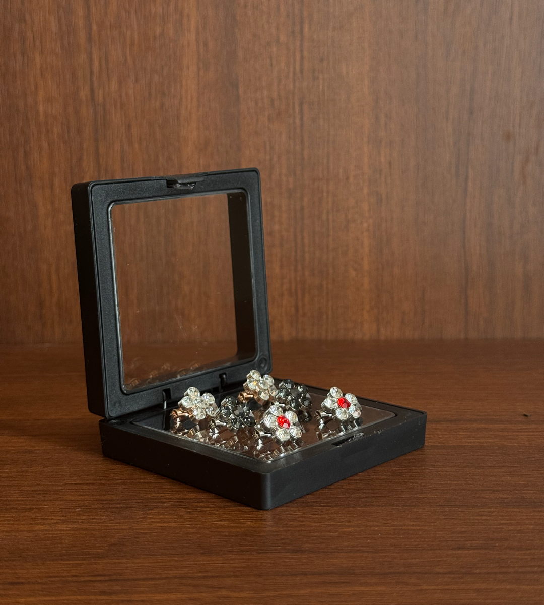 Flower Gem Baby Brooch
