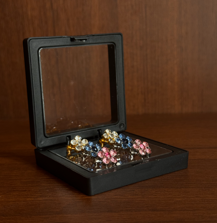 Flower Gem Baby Brooch