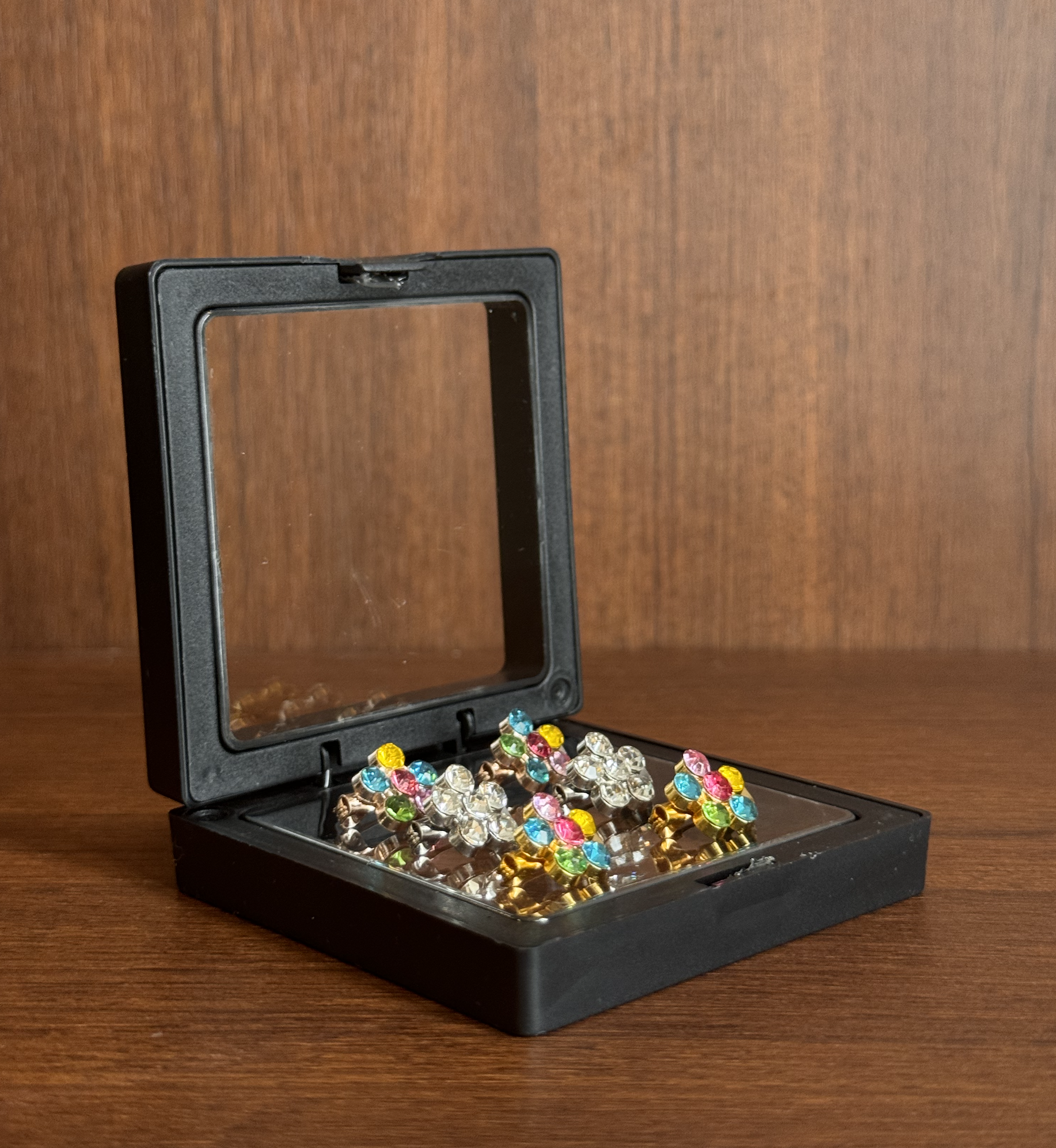 Flower Gem Baby Brooch