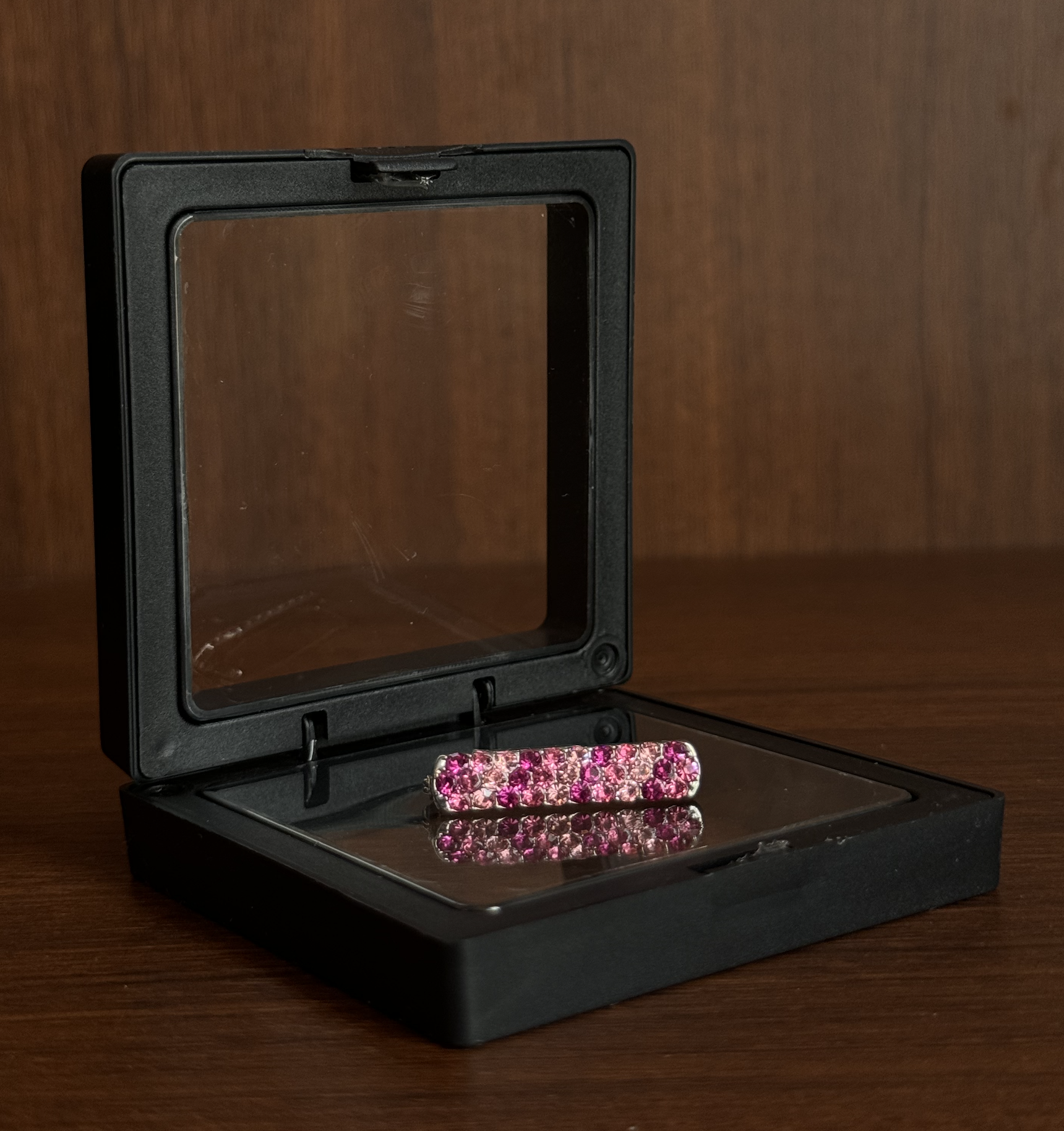 Aura Midi Crystal Korean Brooch - Free Heart Crystal Petite Brooch