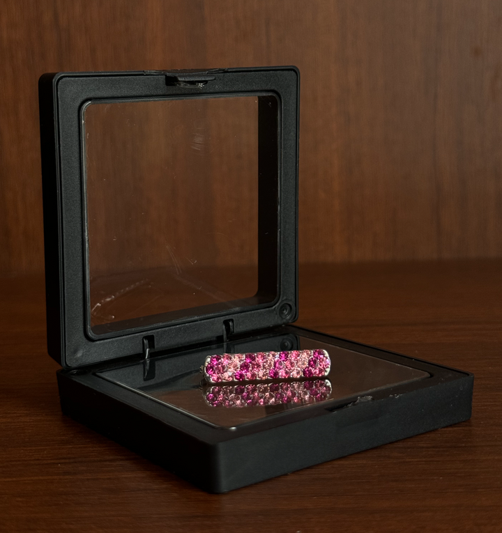 Aura Midi Crystal Korean Brooch - Free Heart Crystal Petite Brooch