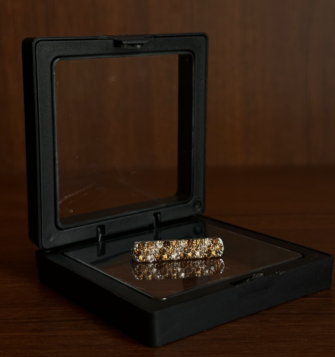 Aura Midi Crystal Korean Brooch - Free Heart Crystal Petite Brooch