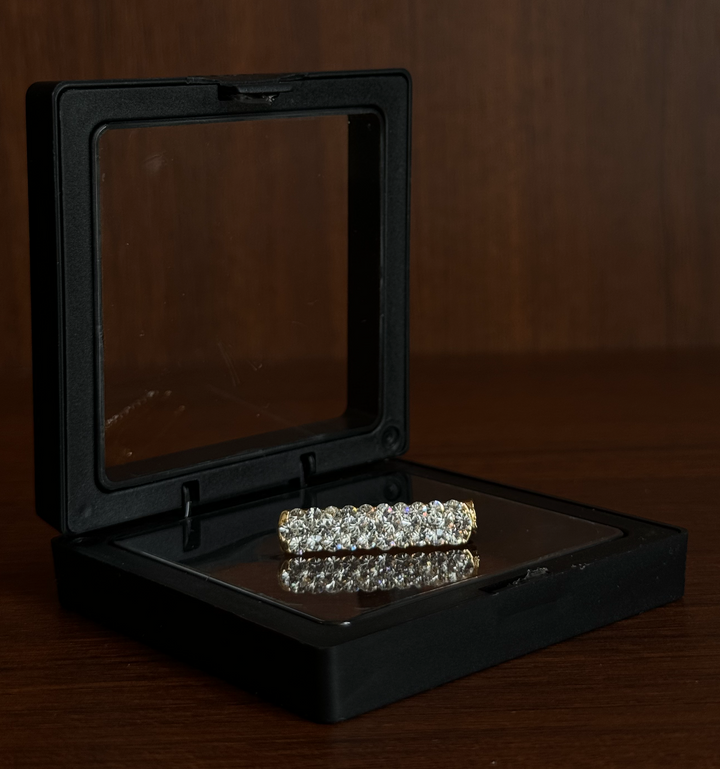 Aura Midi Crystal Korean Brooch - Free Heart Crystal Petite Brooch