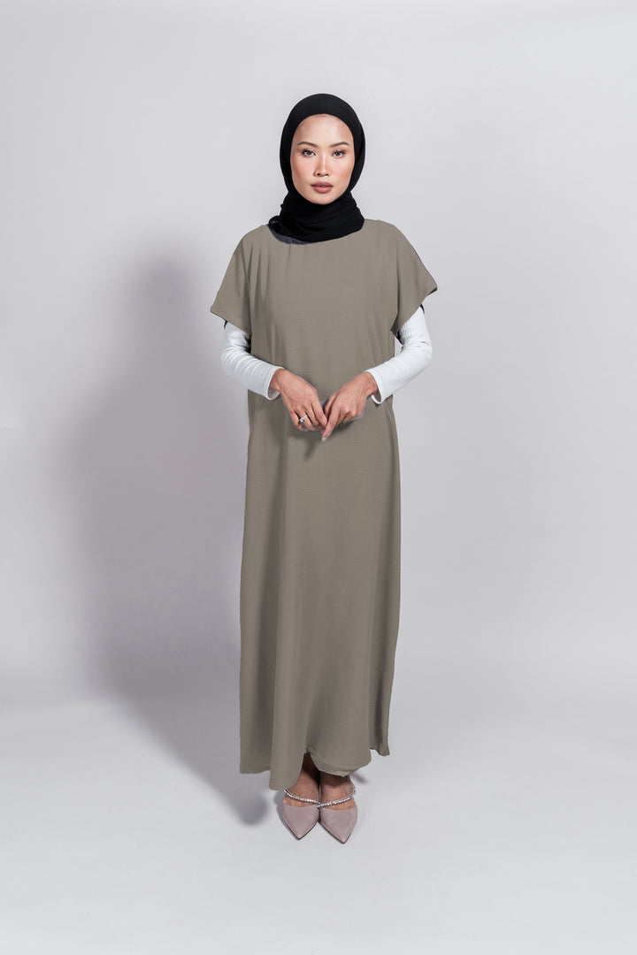 Shortsleeve Silk Abaya Inner